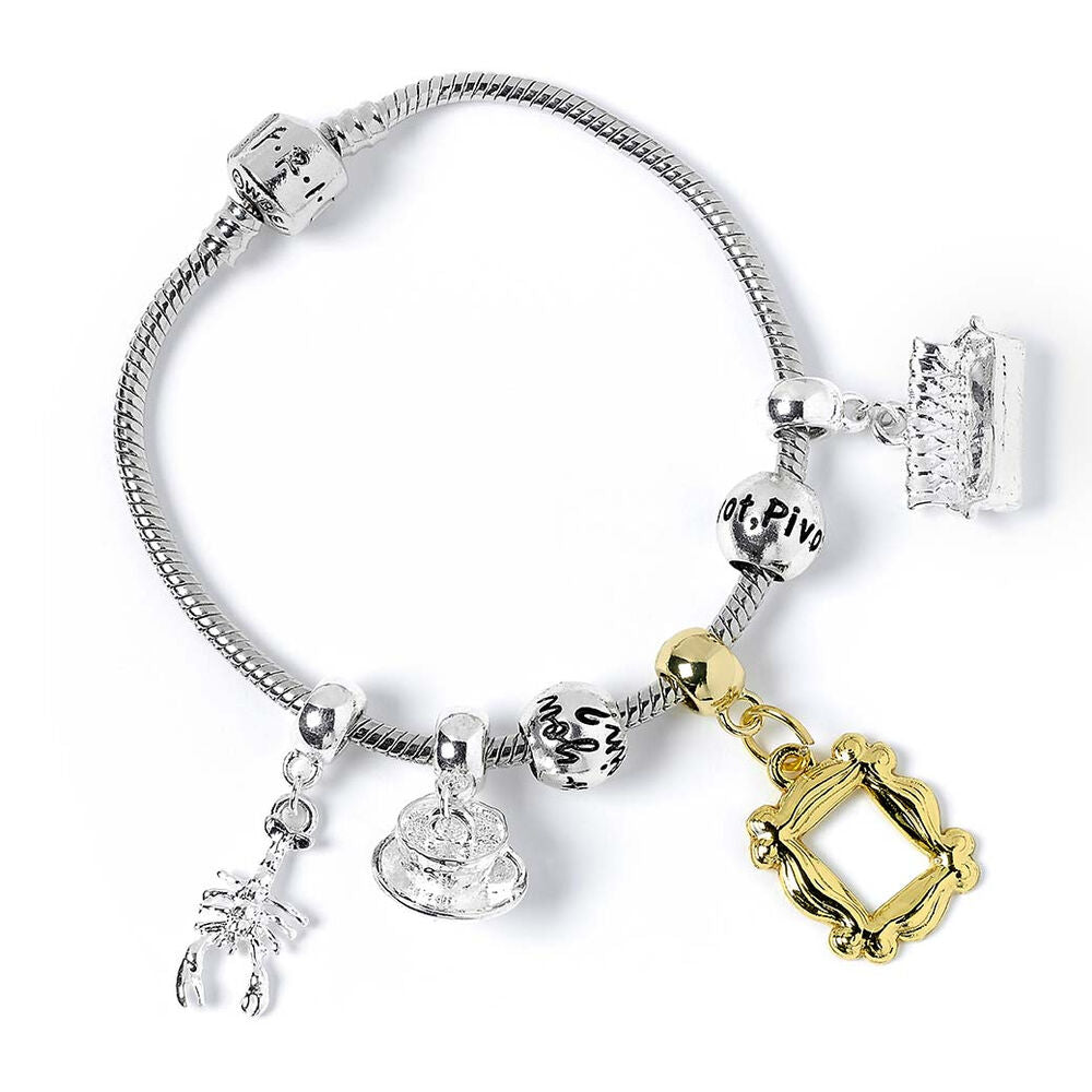 Friends Silver Plated Charm bracelet
