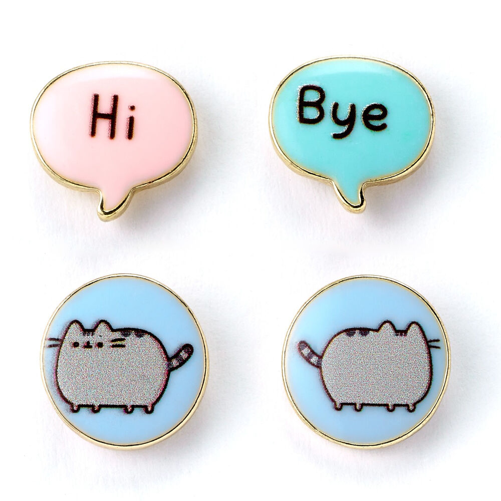 Pusheen Hi Bye Set 3 pairs of earrings