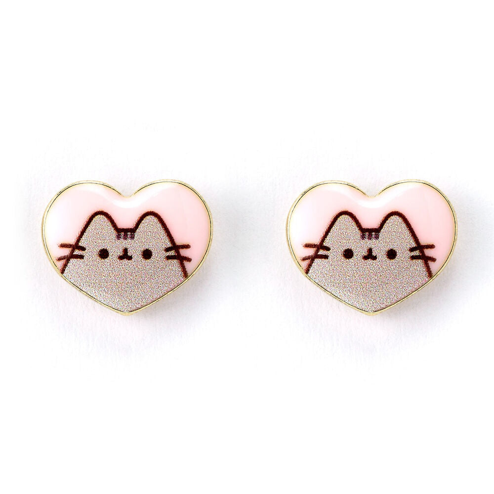 Pusheen Heart earrings