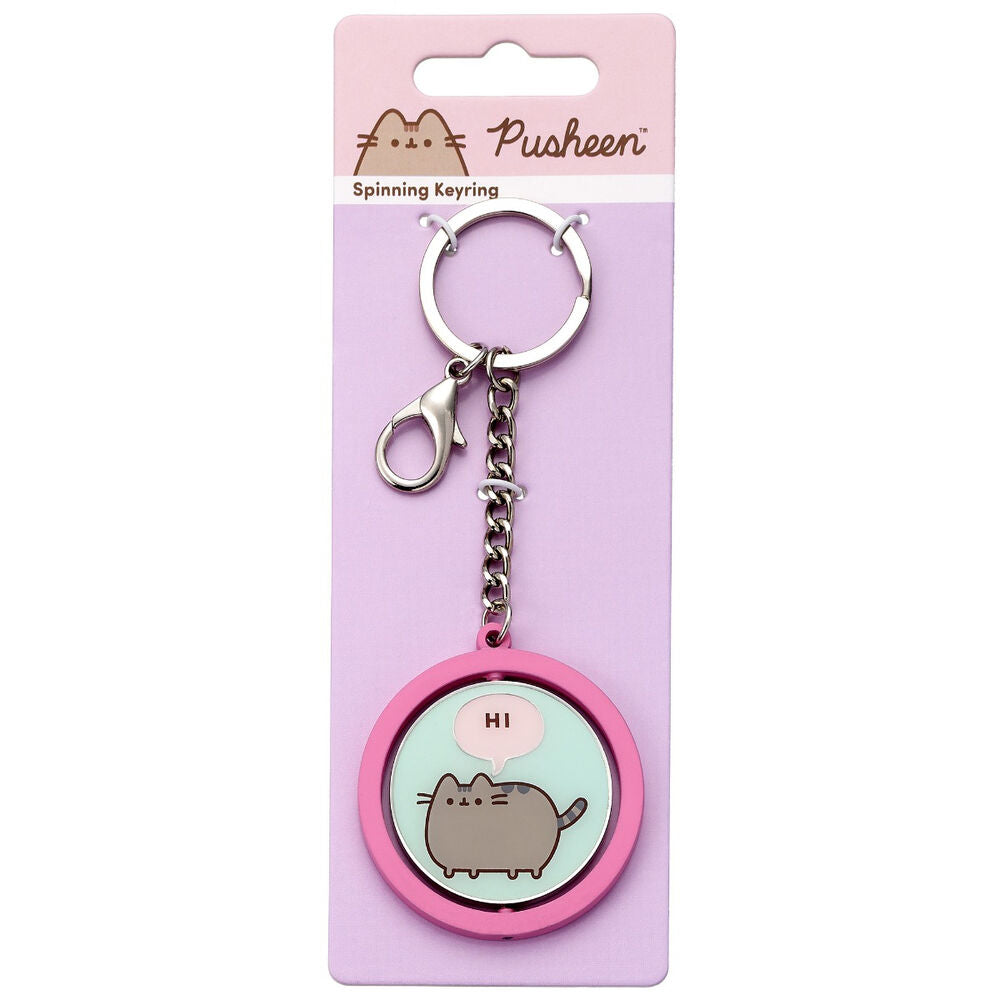 Pusheen Hi Bye keychain