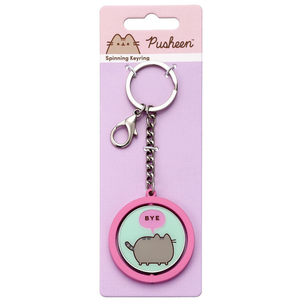 Pusheen Hi Bye keychain