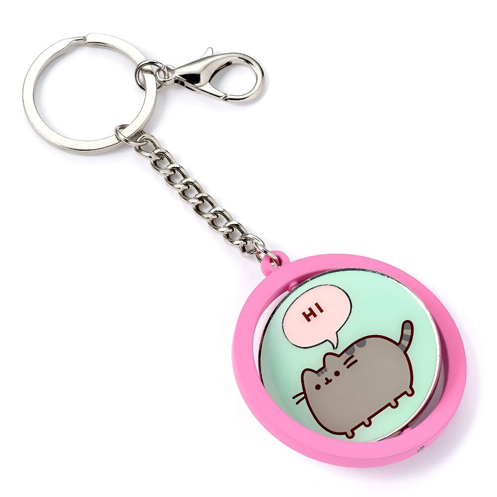 Pusheen Hi Bye keychain
