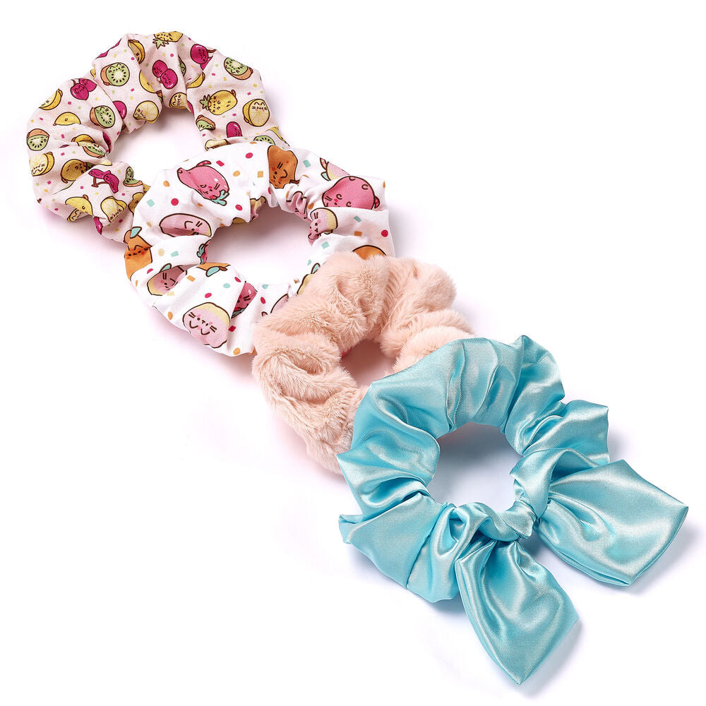Pusheen Set 4 hair scrunchies