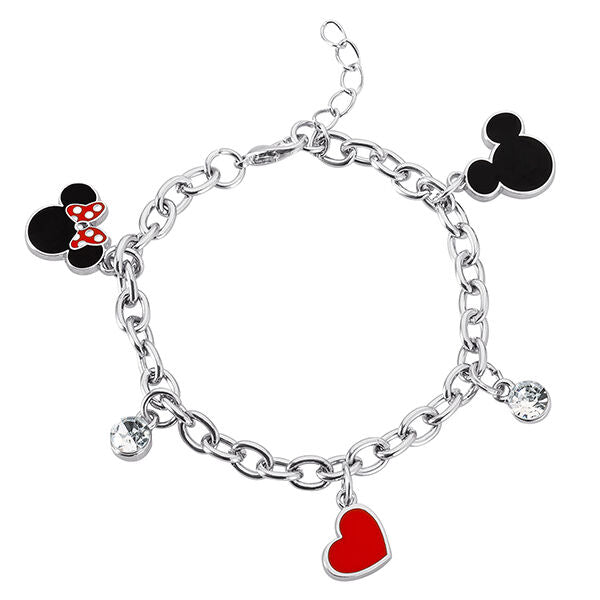 Disney Mickey &#38; Minnie charm bracelet