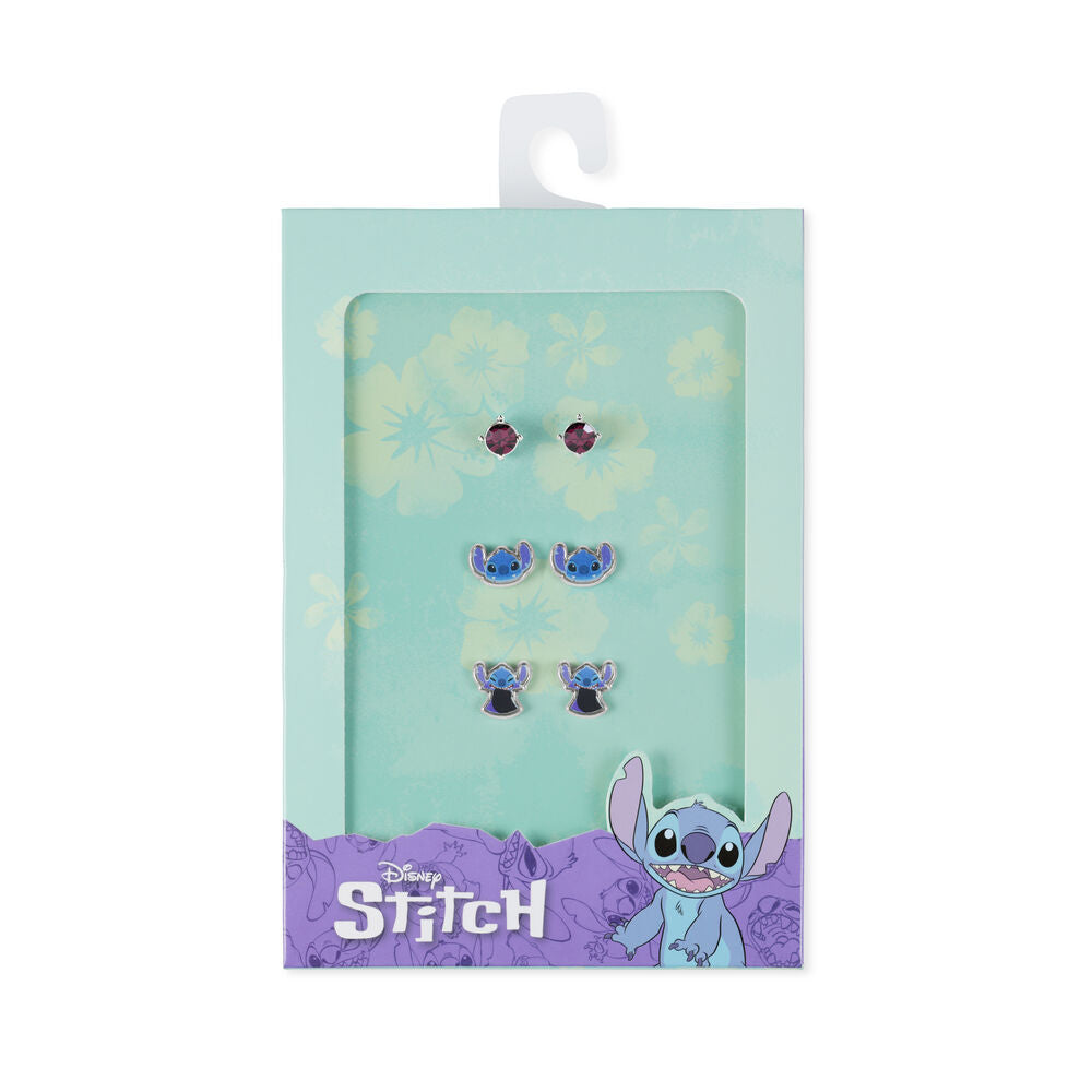 Disney Stitch Set 3 pairs of earrings