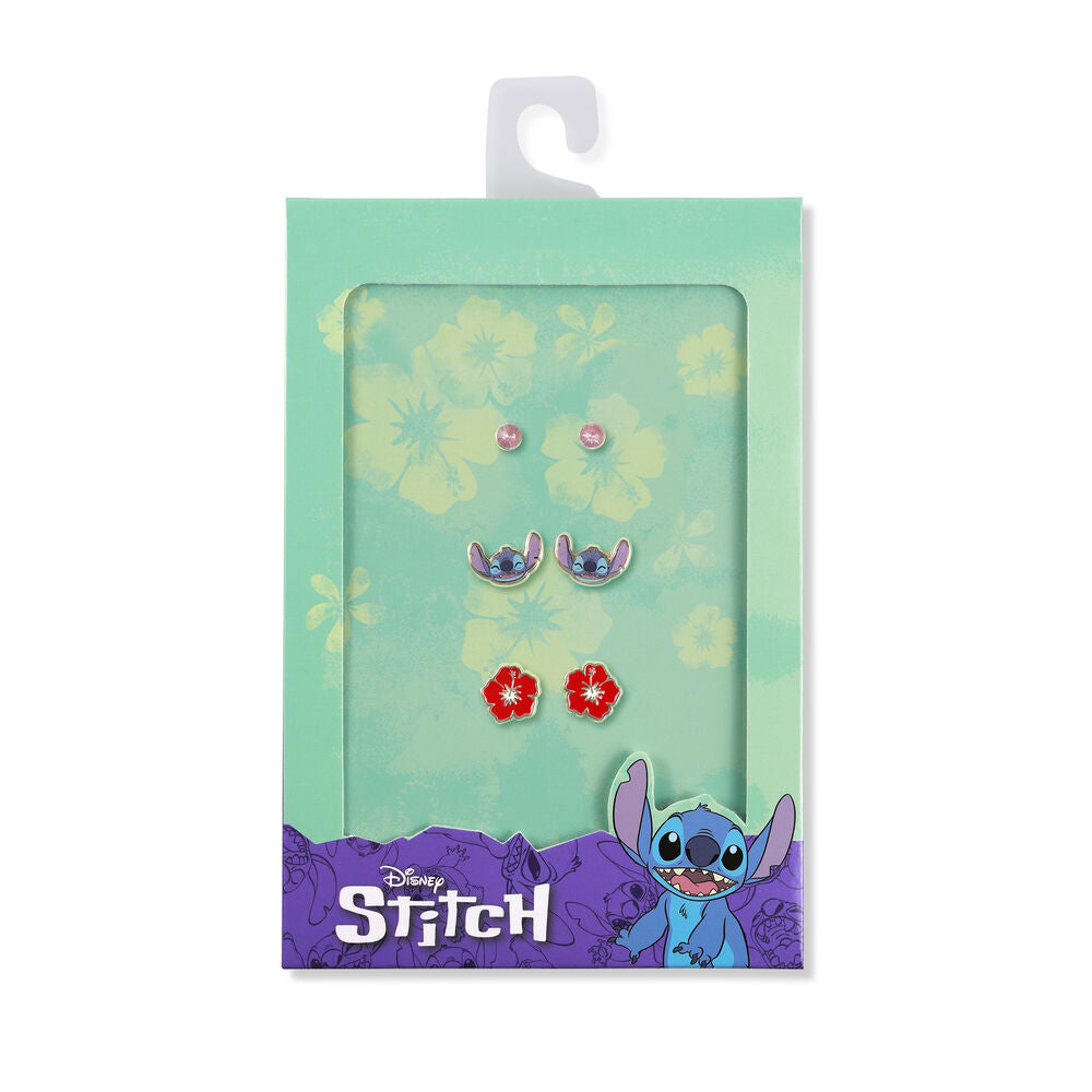 Disney Stitch Set 3 pairs of earrings