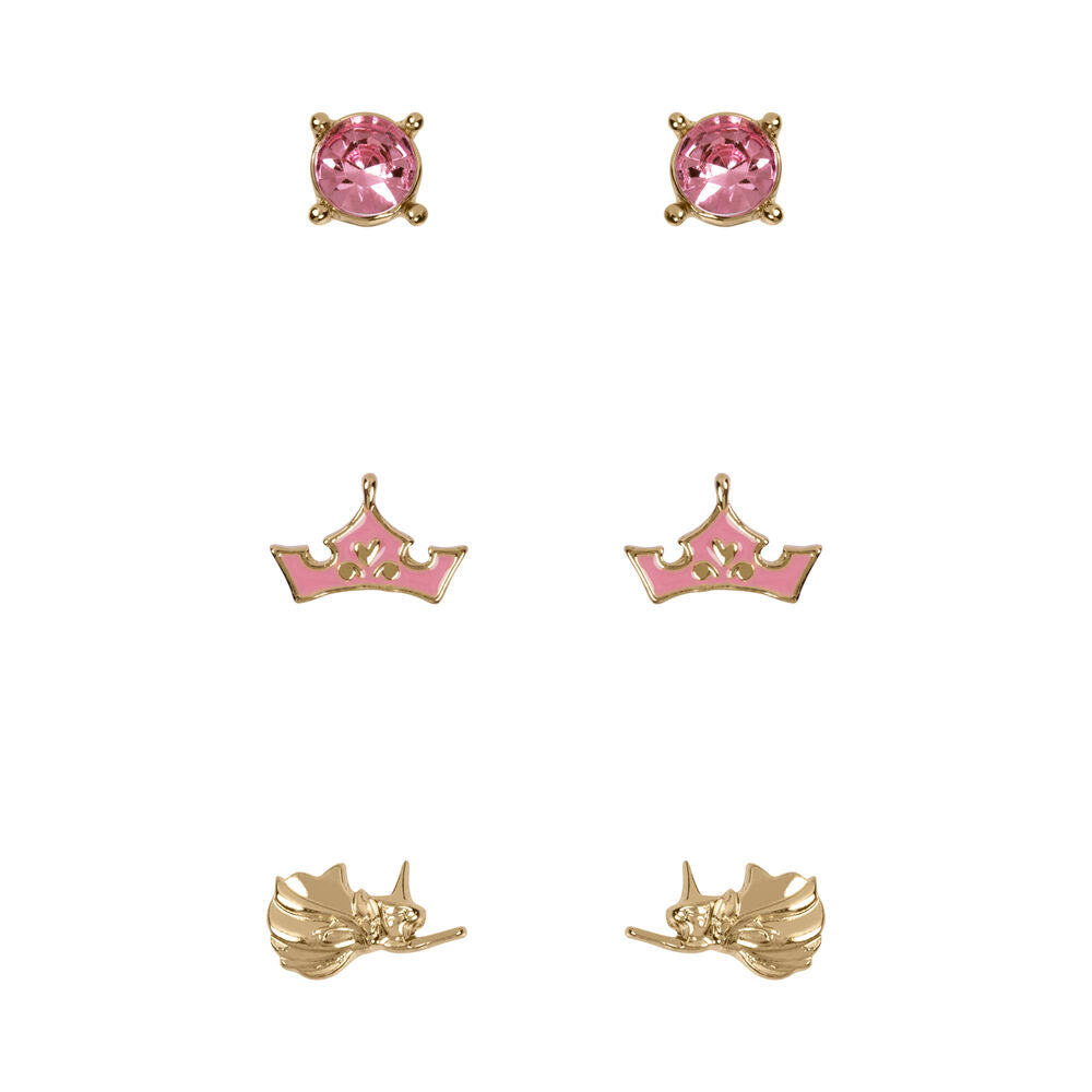 Disney Princess Set 3 pairs of earrings