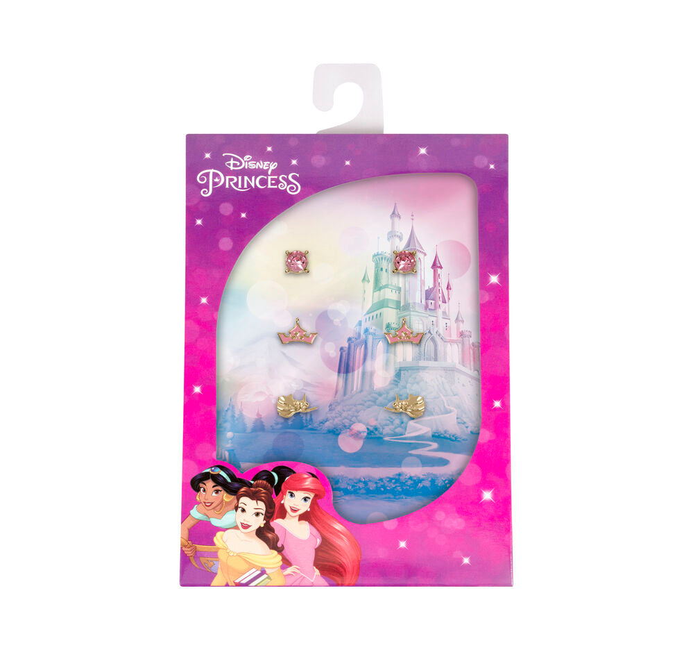 Disney Princess Set 3 pairs of earrings