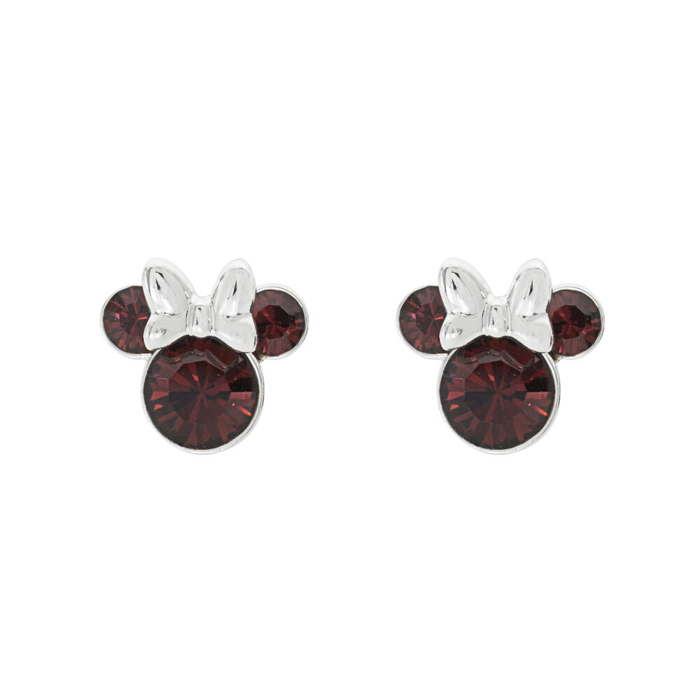 Disney Minnie January earrings silver