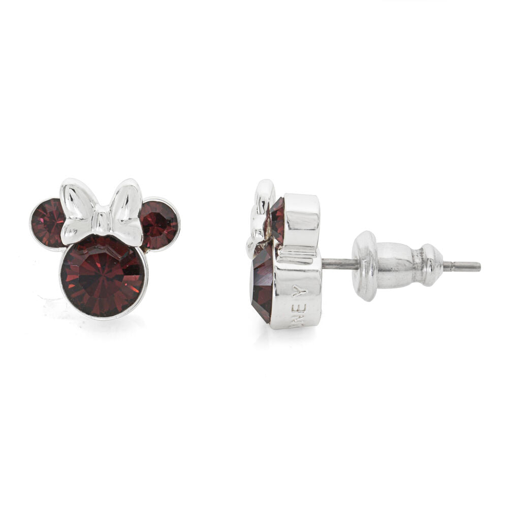 Disney Minnie January earrings silver