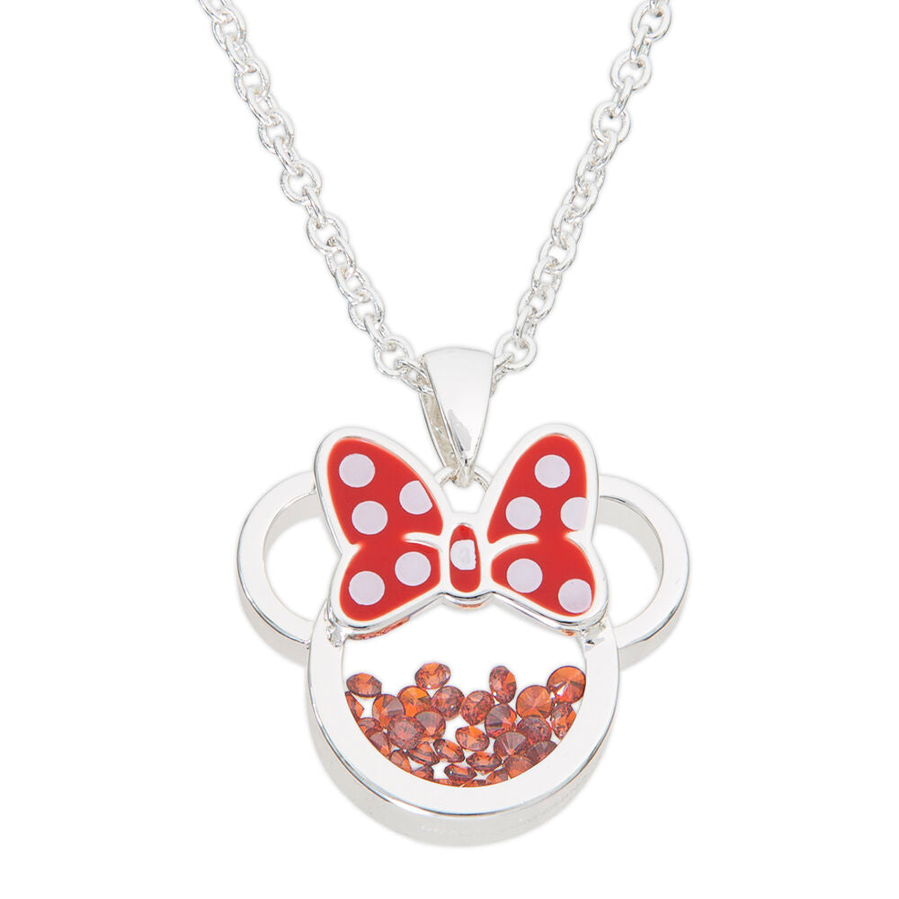 Disney Minnie January necklace silver
