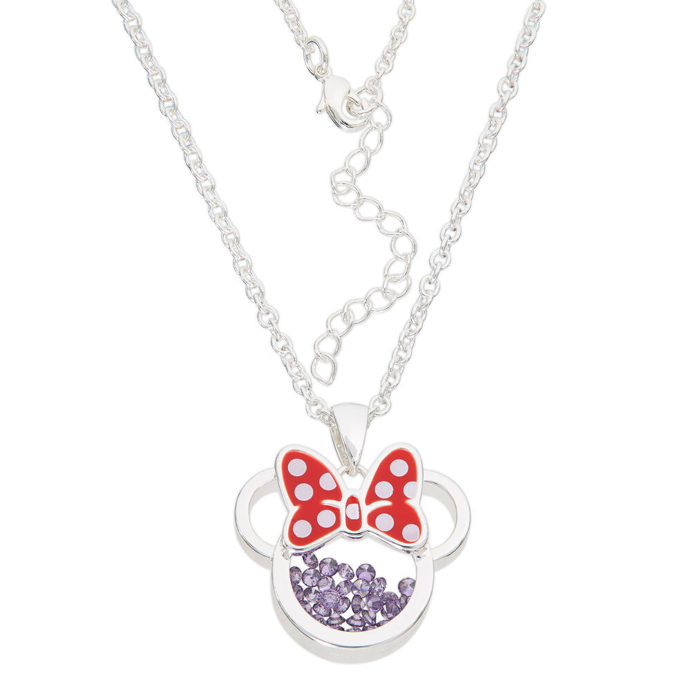Disney Minnie February necklace silver