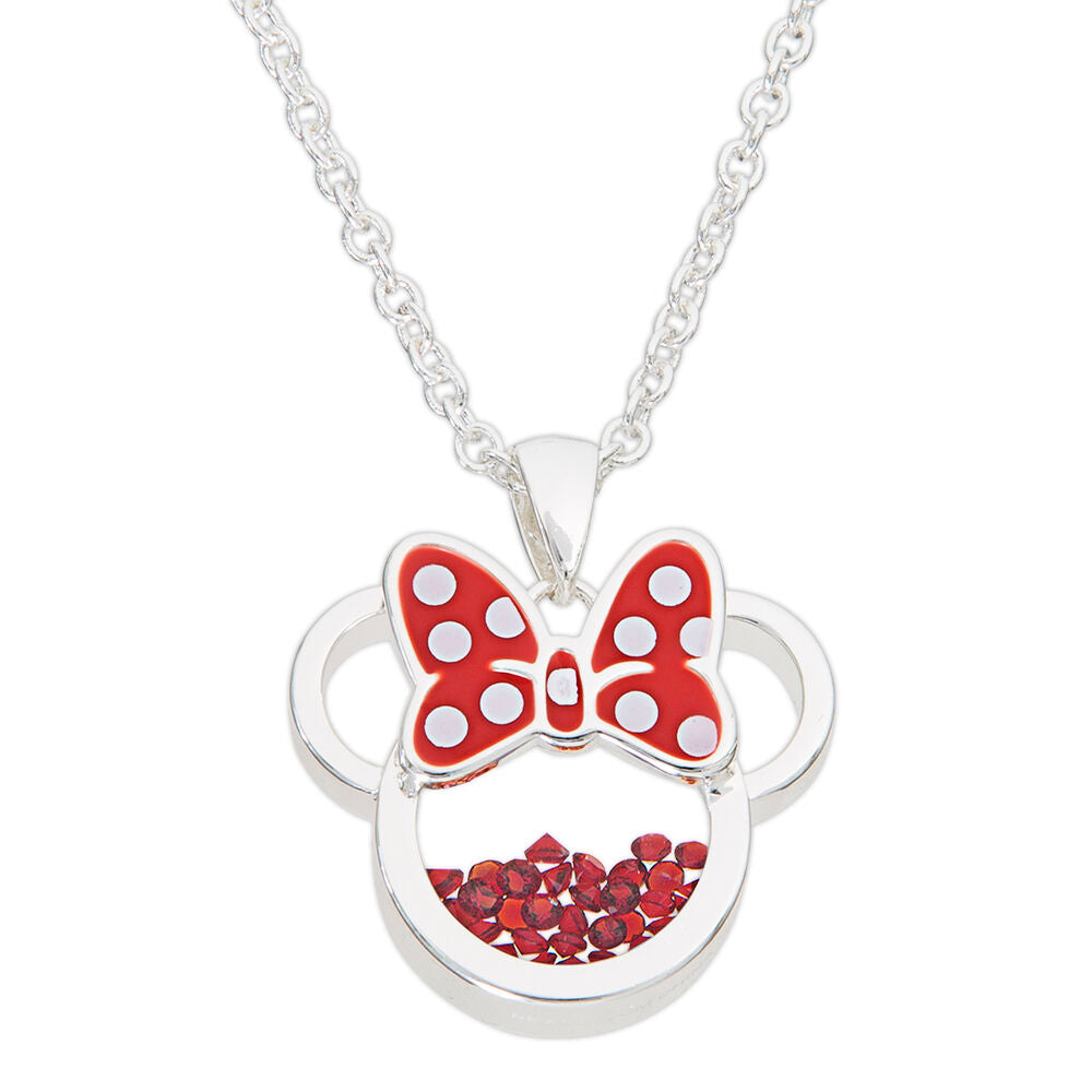 Disney Minnie July necklace silver