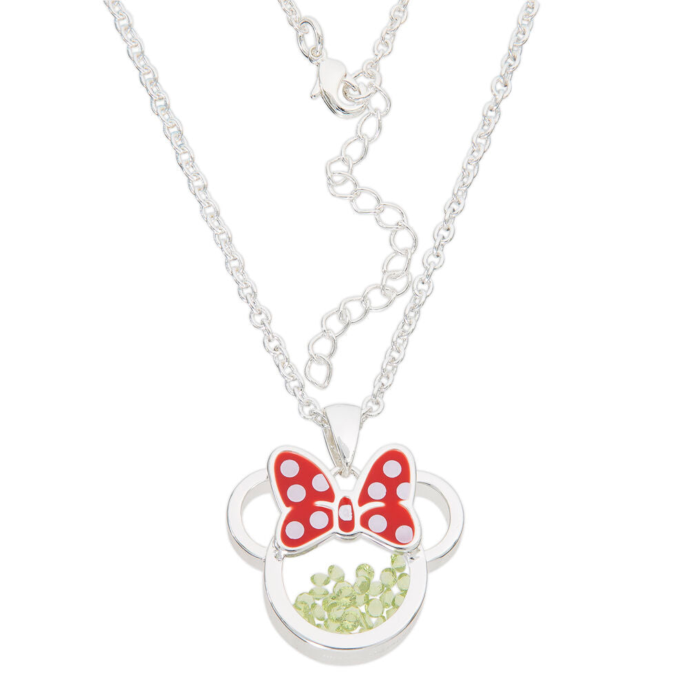 Disney Minnie August necklace silver