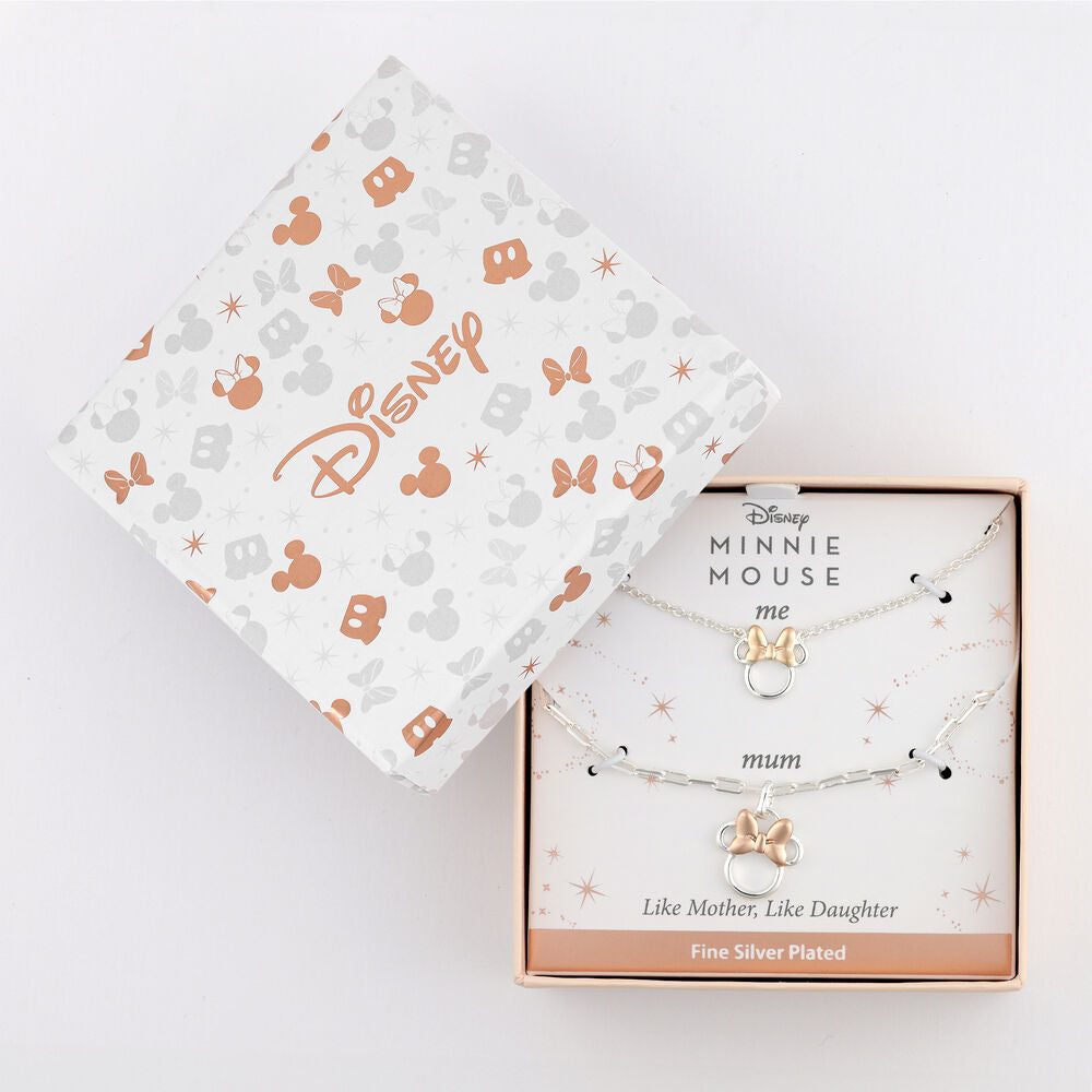 Disney Minnie Set 2 mother + daughter necklace
