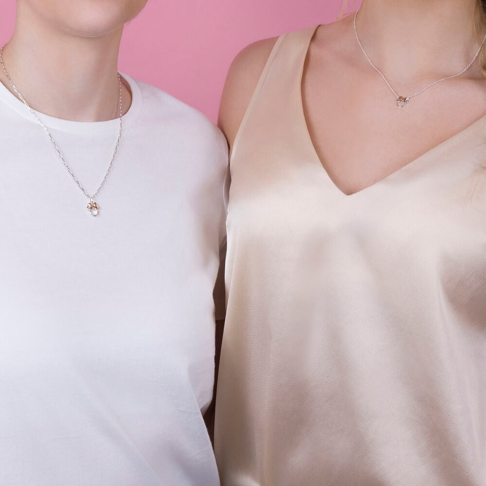 Disney Minnie Set 2 mother + daughter necklace