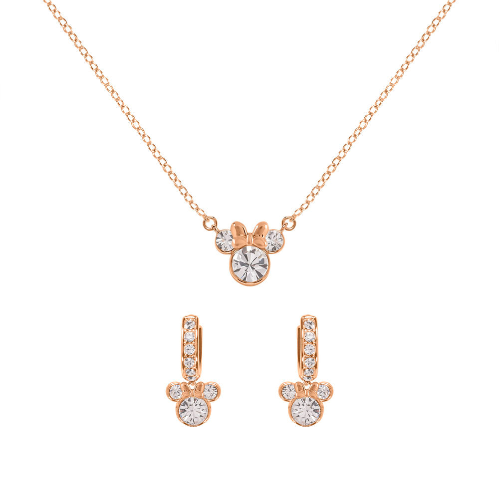 Disney Minnie Set necklace + earrings