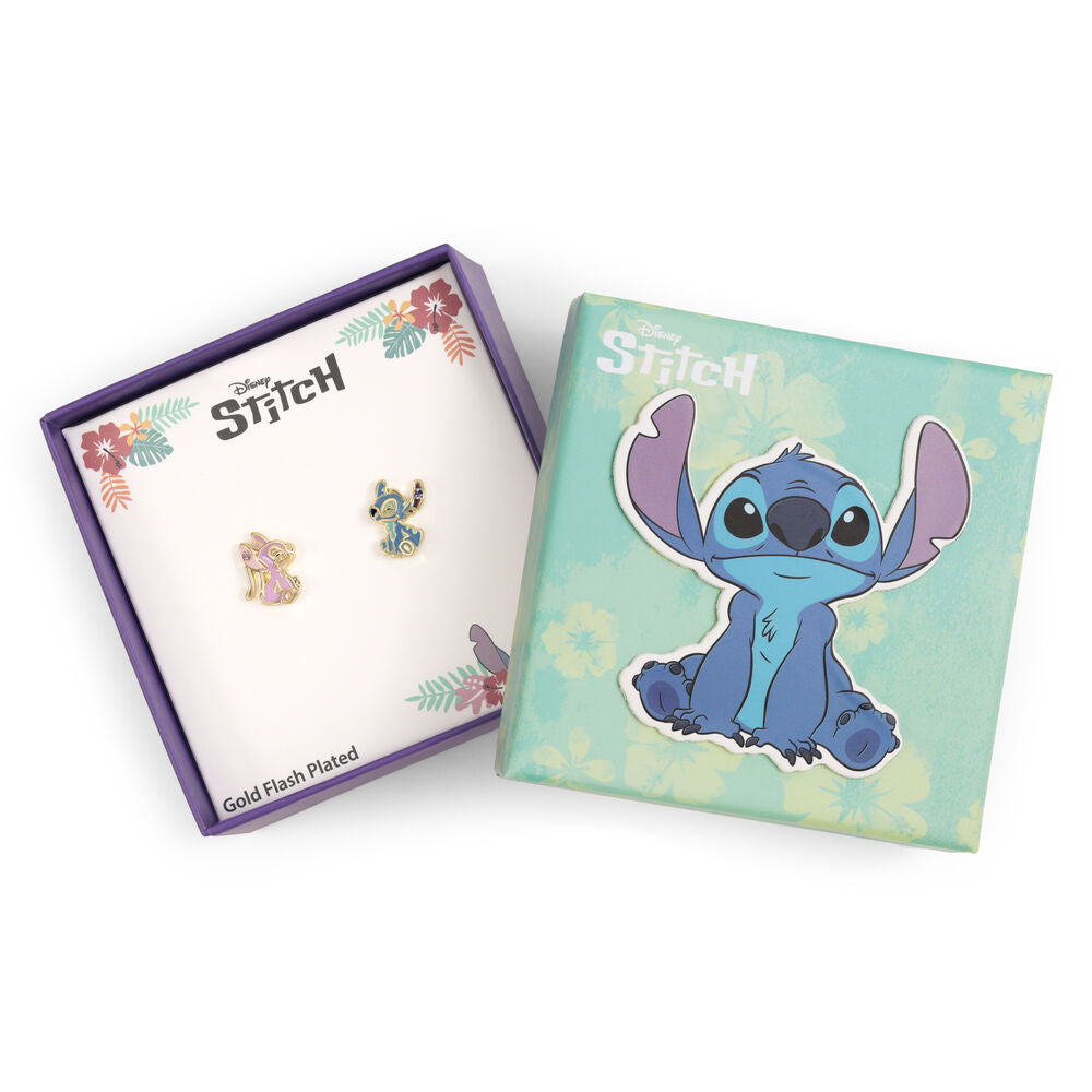 Disney Stitch &#38; Angel earrings