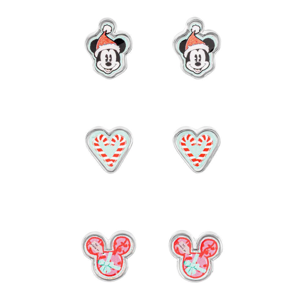Disney Mickey Christmas Set 3 Pairs of earrings
