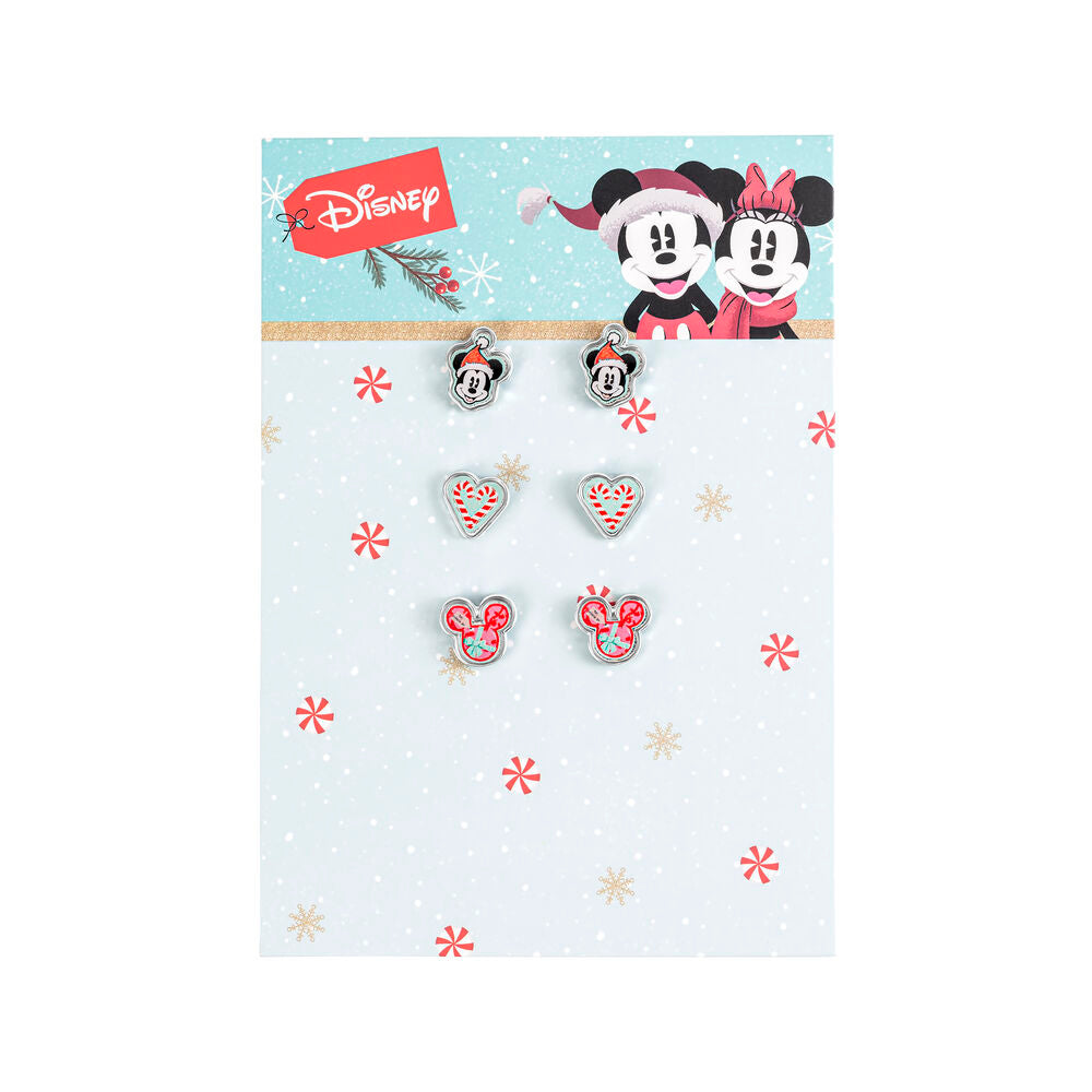 Disney Mickey Christmas Set 3 Pairs of earrings