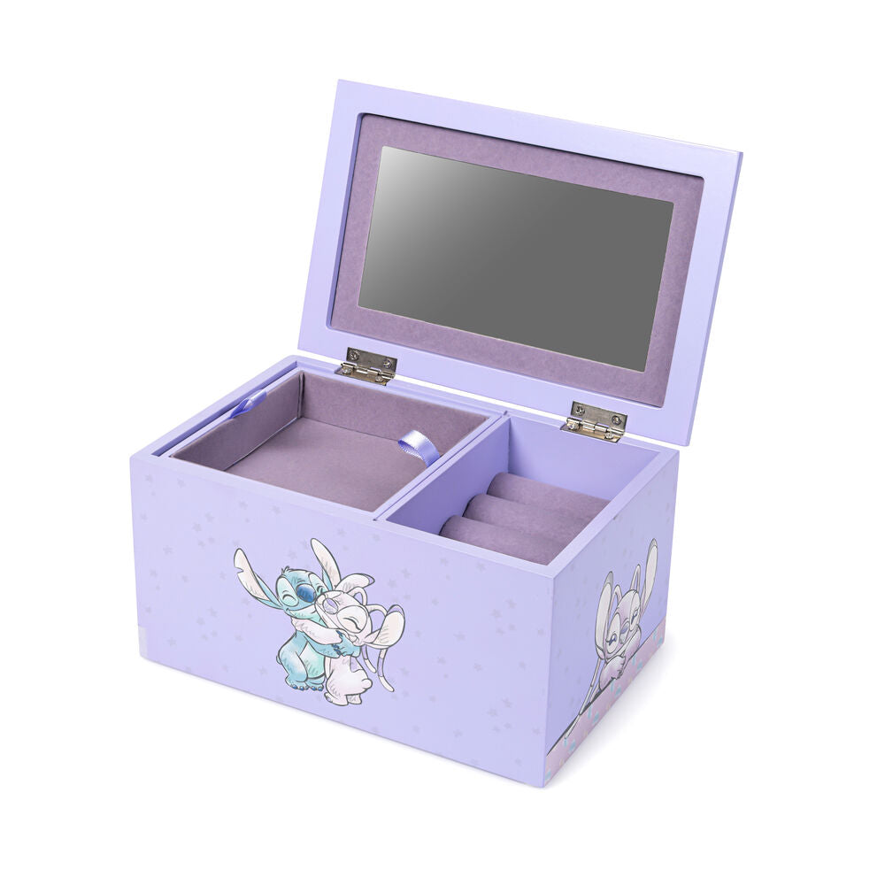 Disney Stitch &#38; Angel Jewellery box