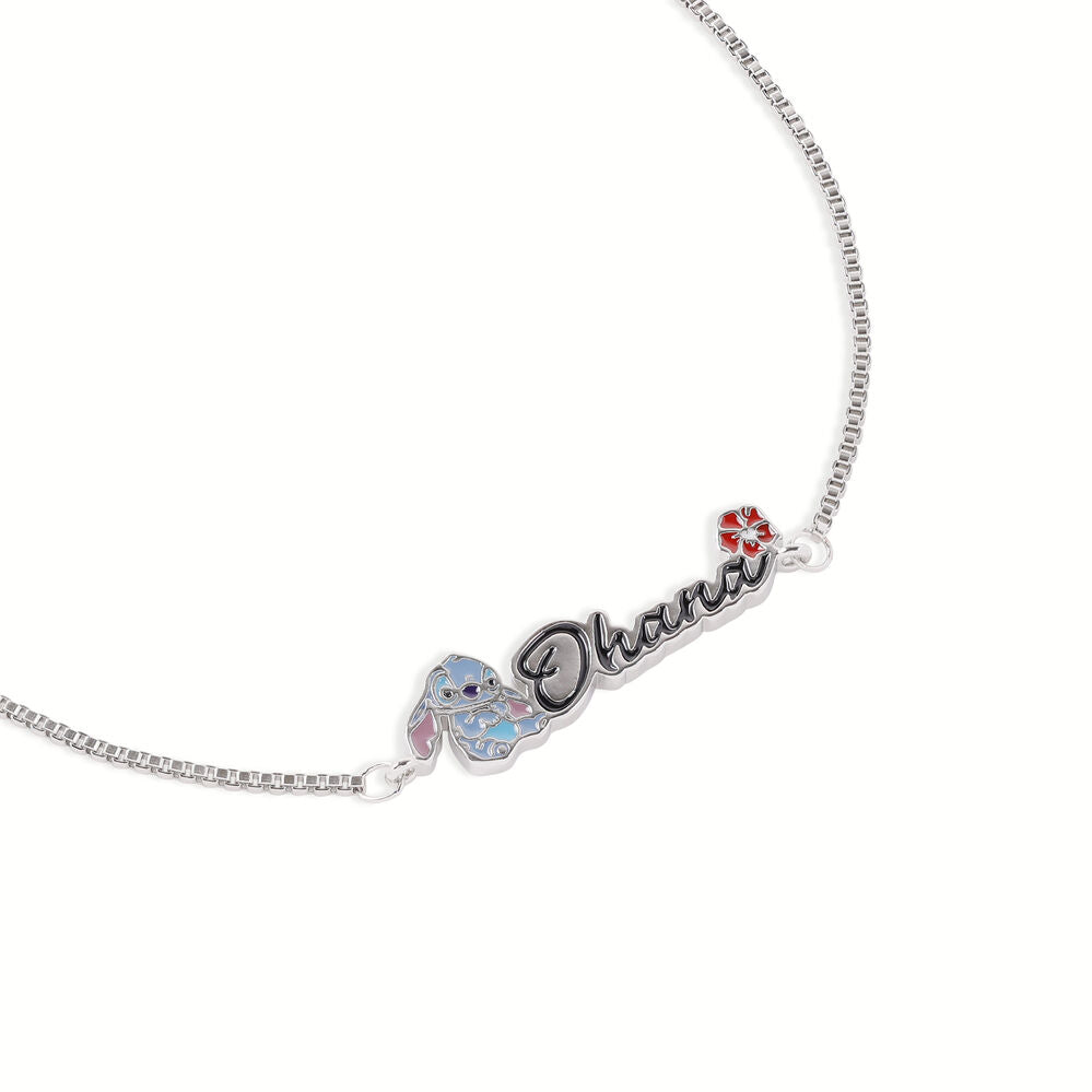 Disney Stitch Ohana bracelet silver