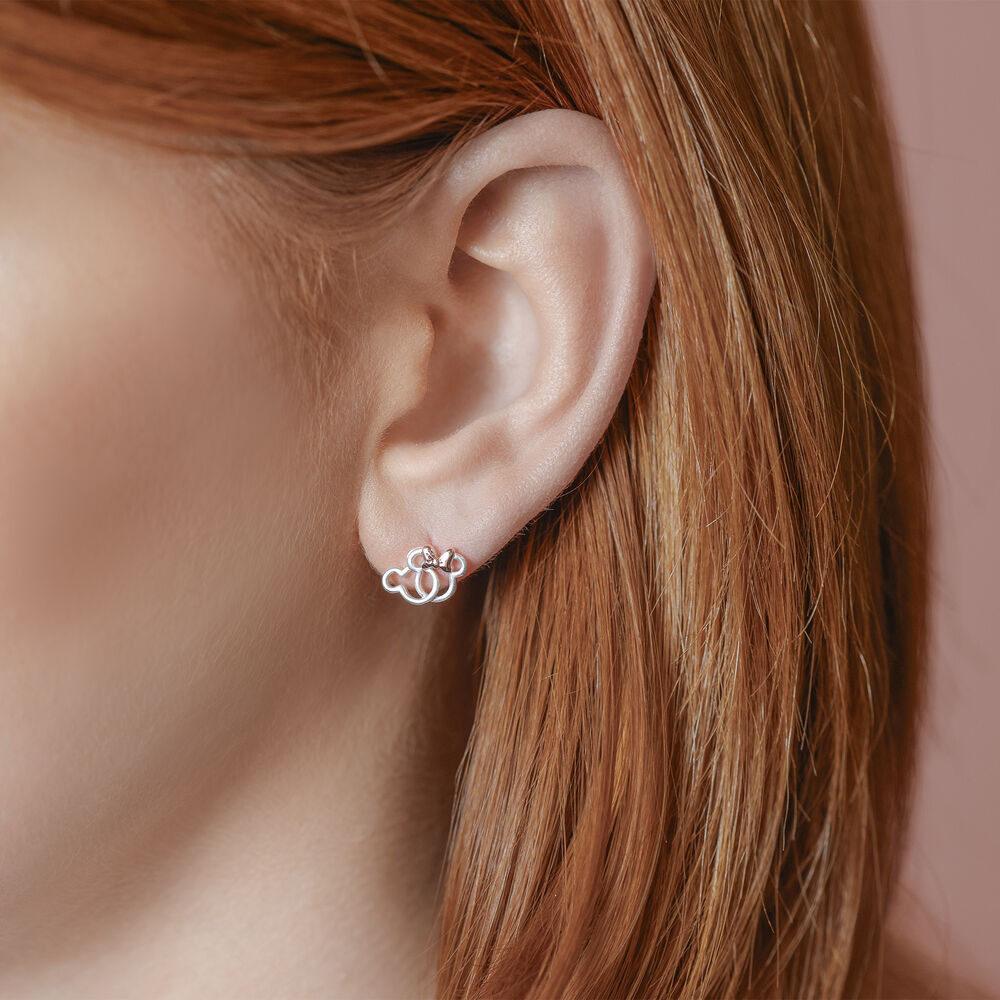 Disney Minnie earrings silver