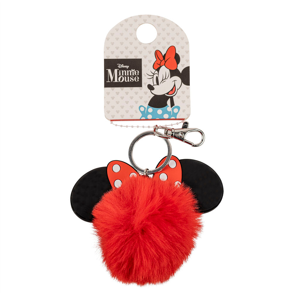 Disney Minnie Pompom keychain