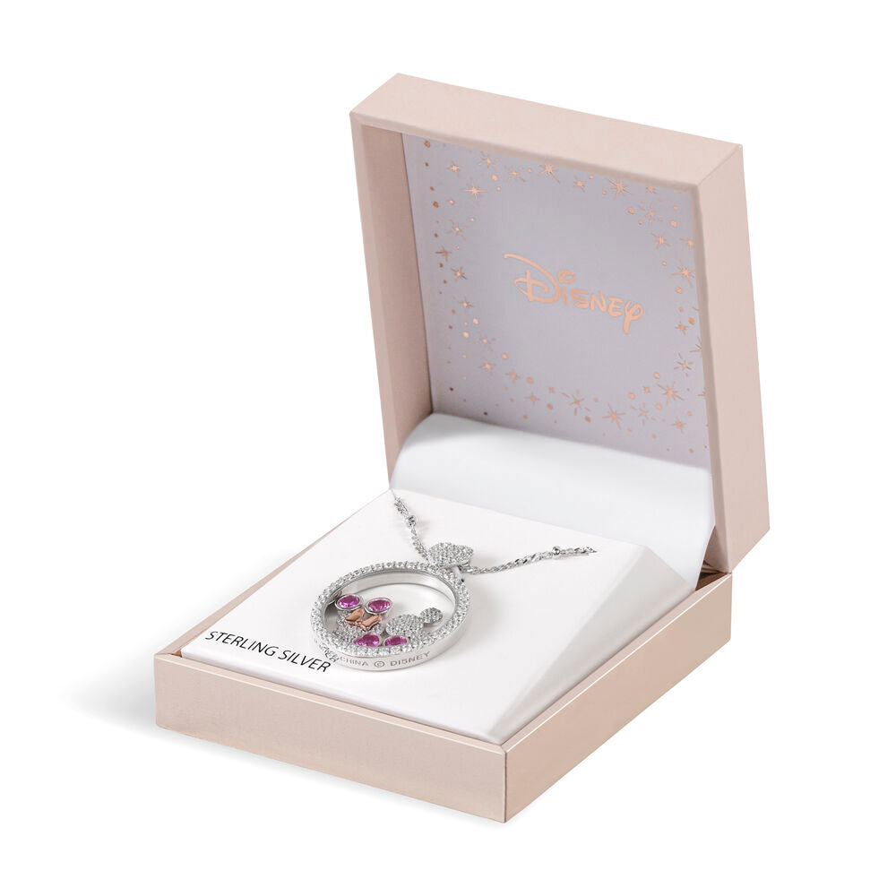 Disney Mickey &#38; Minnie necklace silver