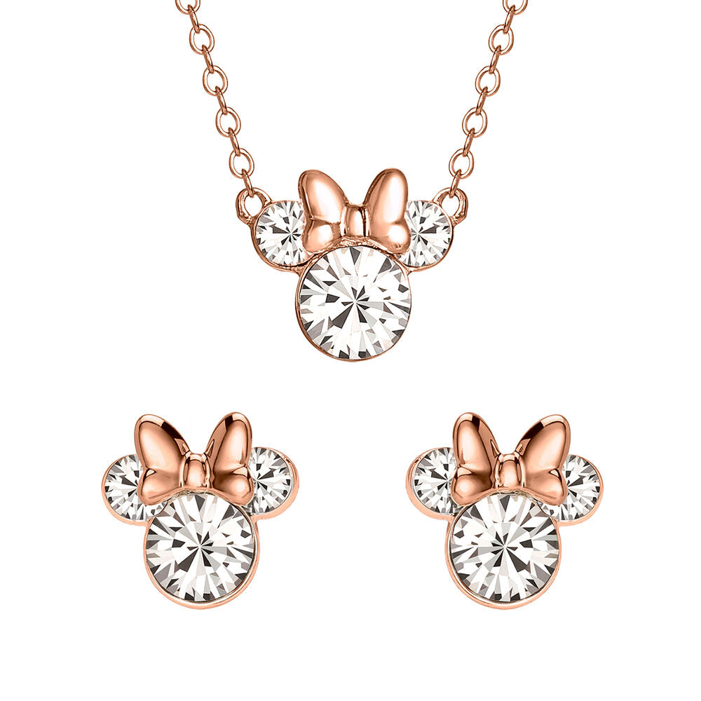Disney Minnie Set necklace + earrings