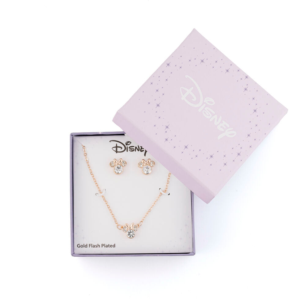 Disney Minnie Set necklace + earrings