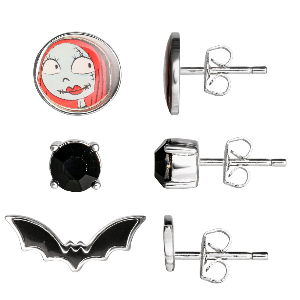 Disney Nightmare Before Christmas Set 3 pairs of earrings