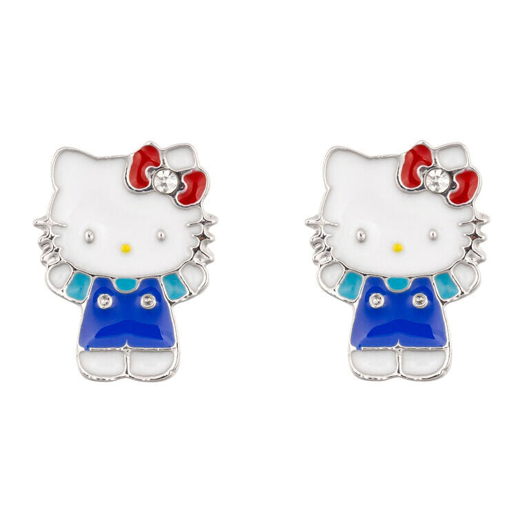 Hello Kitty earrings silver