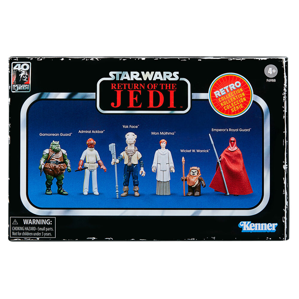 Star Wars Return of the Jedi Retro Collection figure 9,5cm set 6 pack