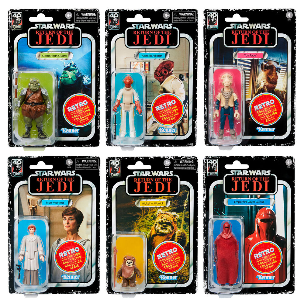 Star Wars Return of the Jedi Retro Collection figure 9,5cm set 6 pack
