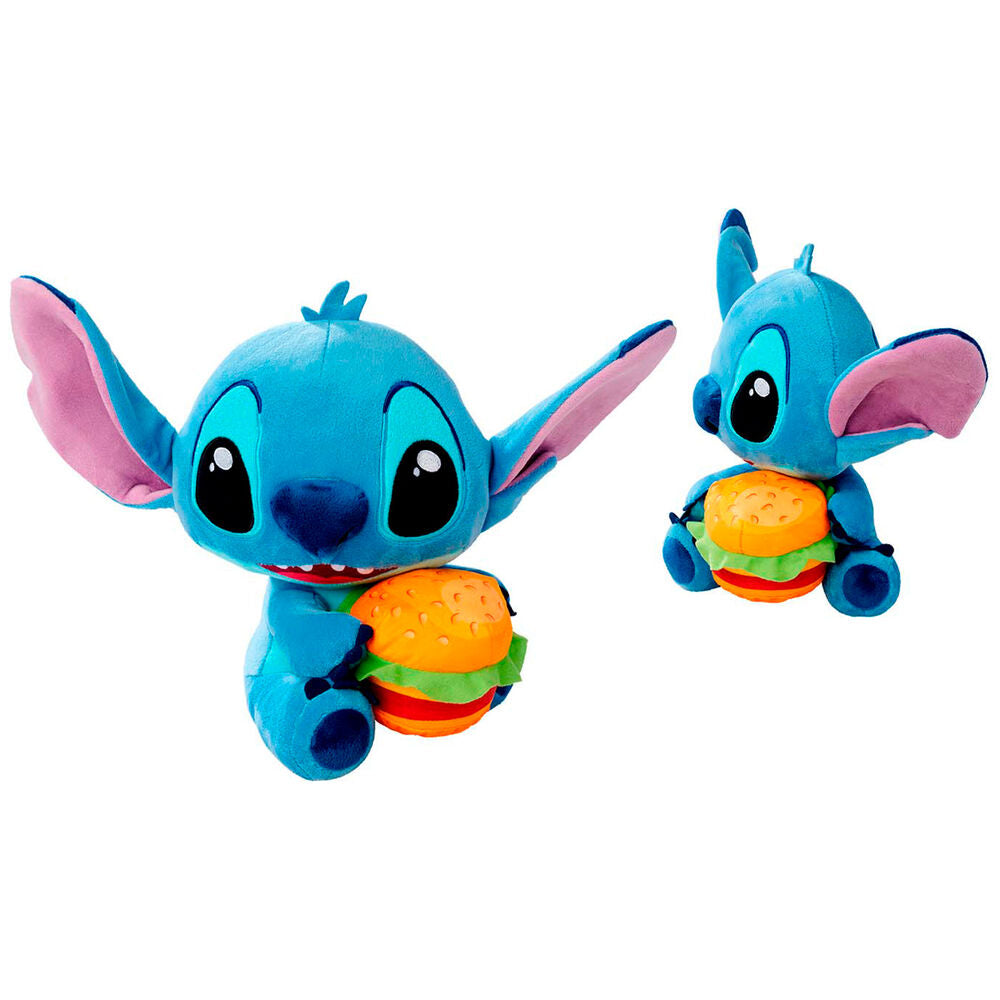 Disney Stitch Hamburger plush toy 25cm
