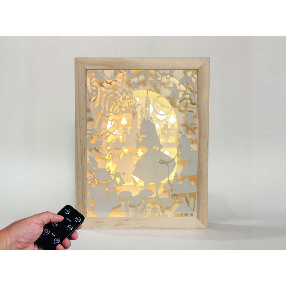 Disney Alice in Wonderland wood lamp