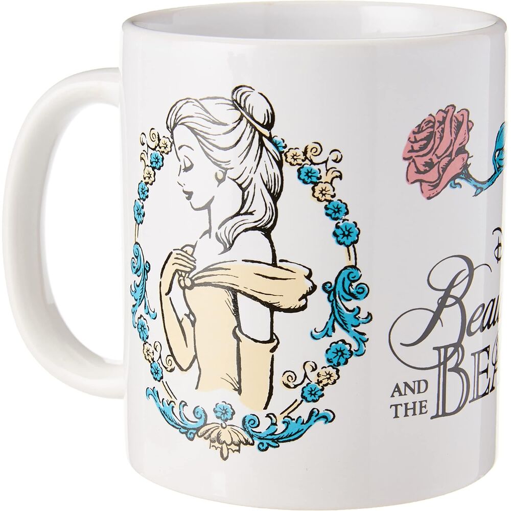 Disney Beauty and the Beast Set Mug + keyring + coaster