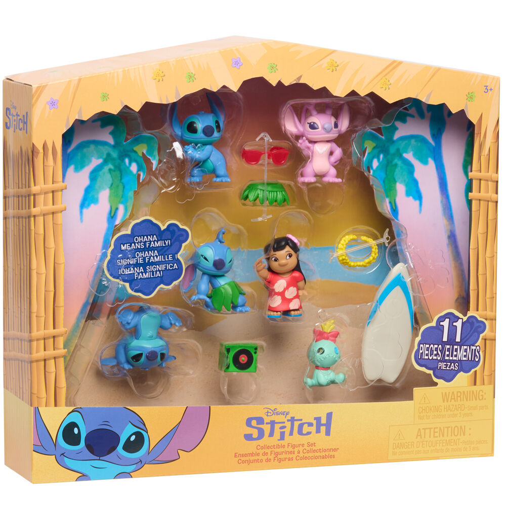 Disney Stitch pack 6 figures 5cm