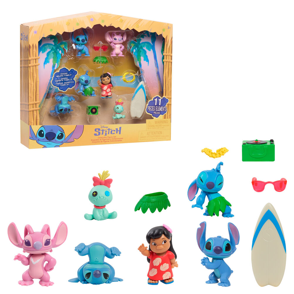 Disney Stitch pack 6 figures 5cm