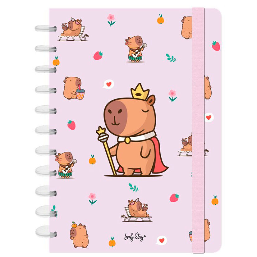 Capibara Majesty A4 notebook