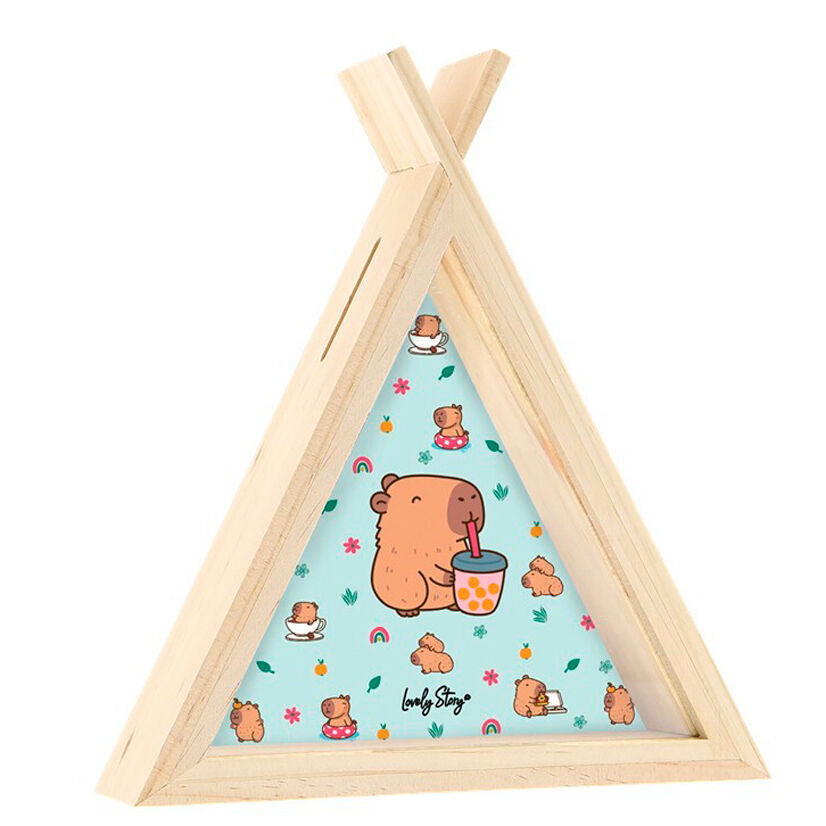 Capibara Bubble Tea Tipi Money box
