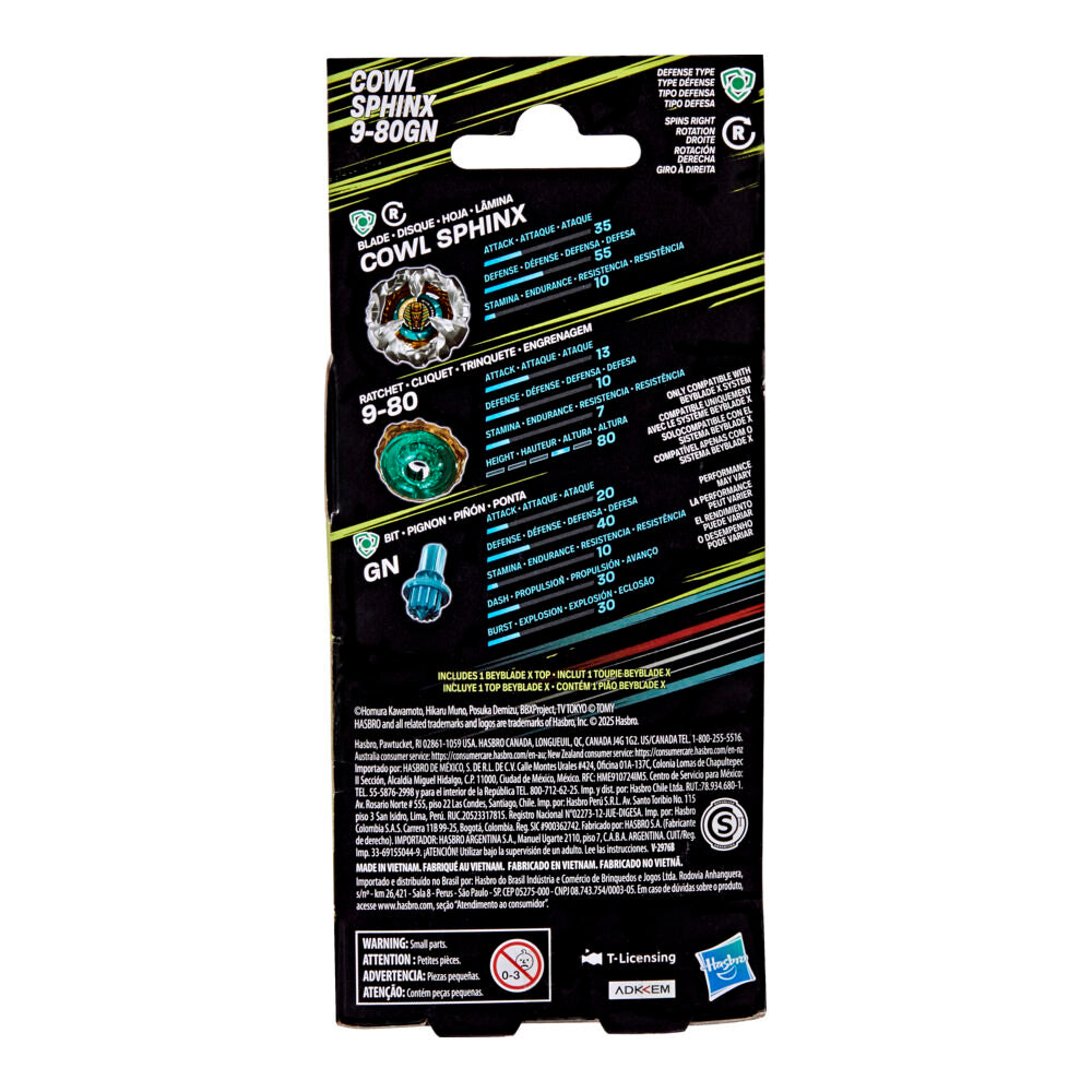 Beyblade X Cowl Sphinx 9-80GN game