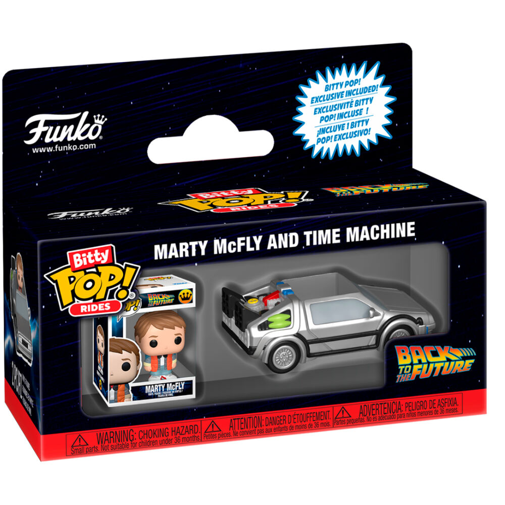 Bitty POP figure Ride Back to the Future Time Machine