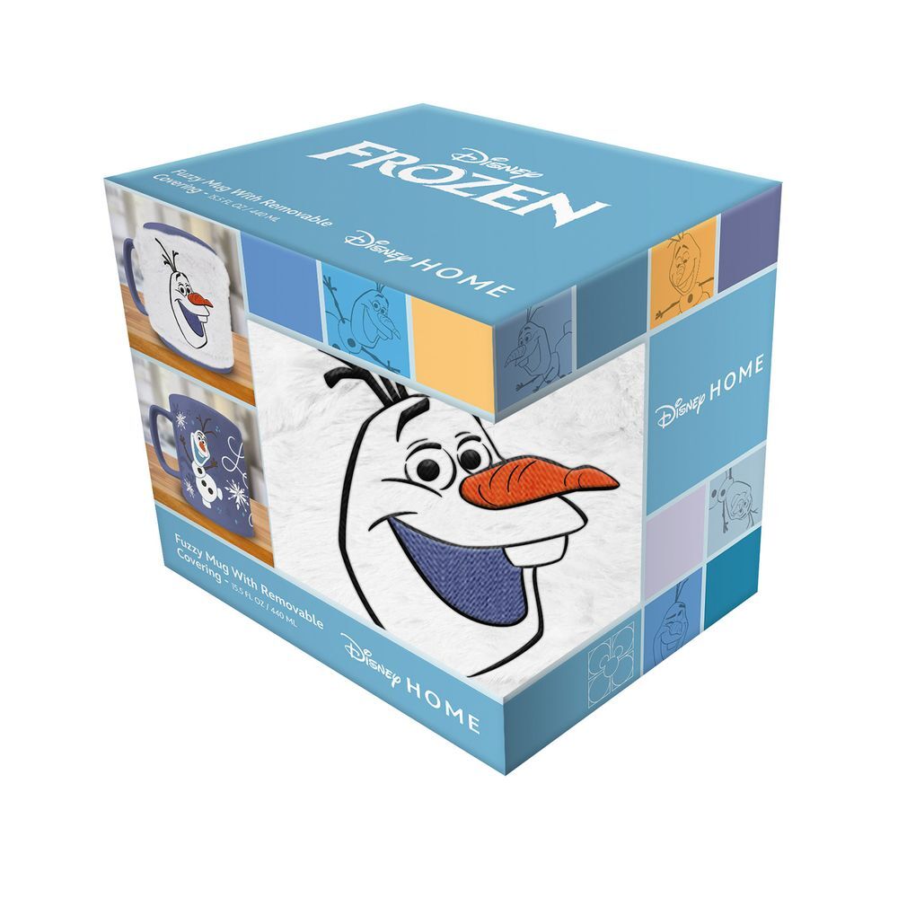 Disney Frozen Olaf Mug with teddy bear cover 440ml