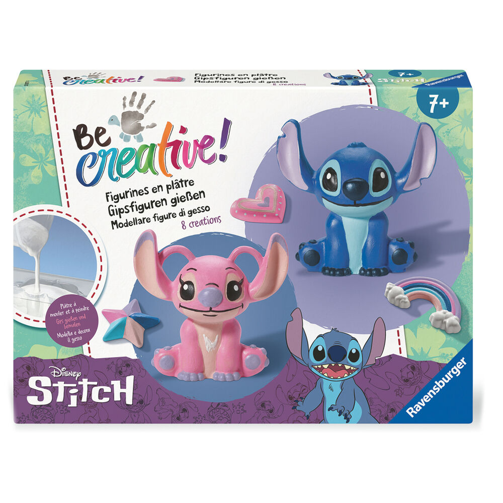 Disney Stitch Be Creative plaster creations