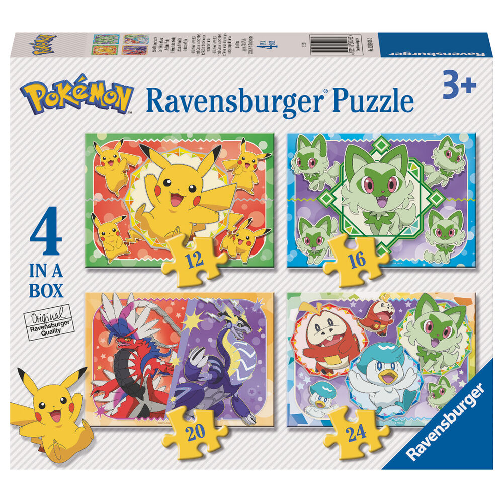 Pokemon puzzle 12-16-20-24pcs
