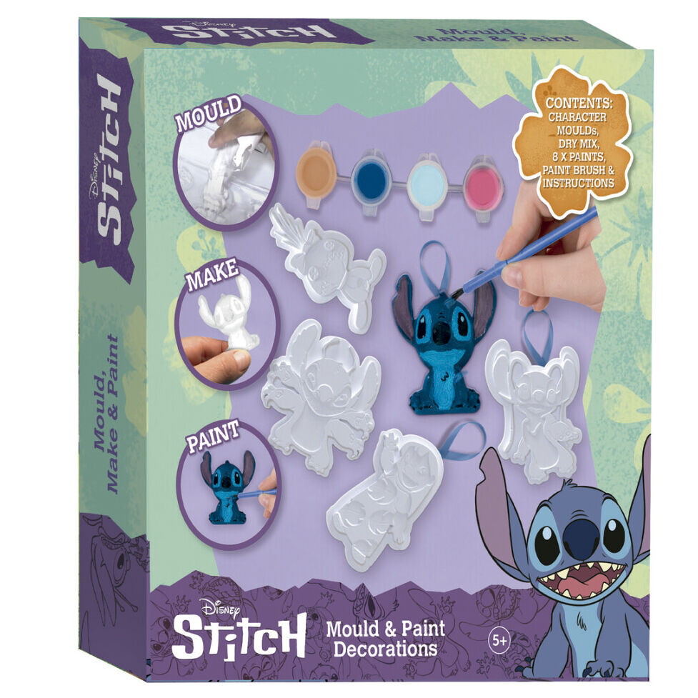 Disney Stitch mould and paint decorations