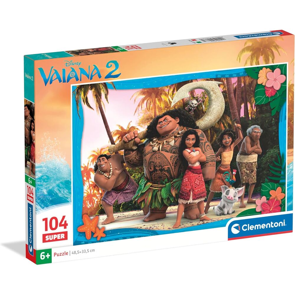 Disney Vaiana Moana 2 super puzzle 104pcs
