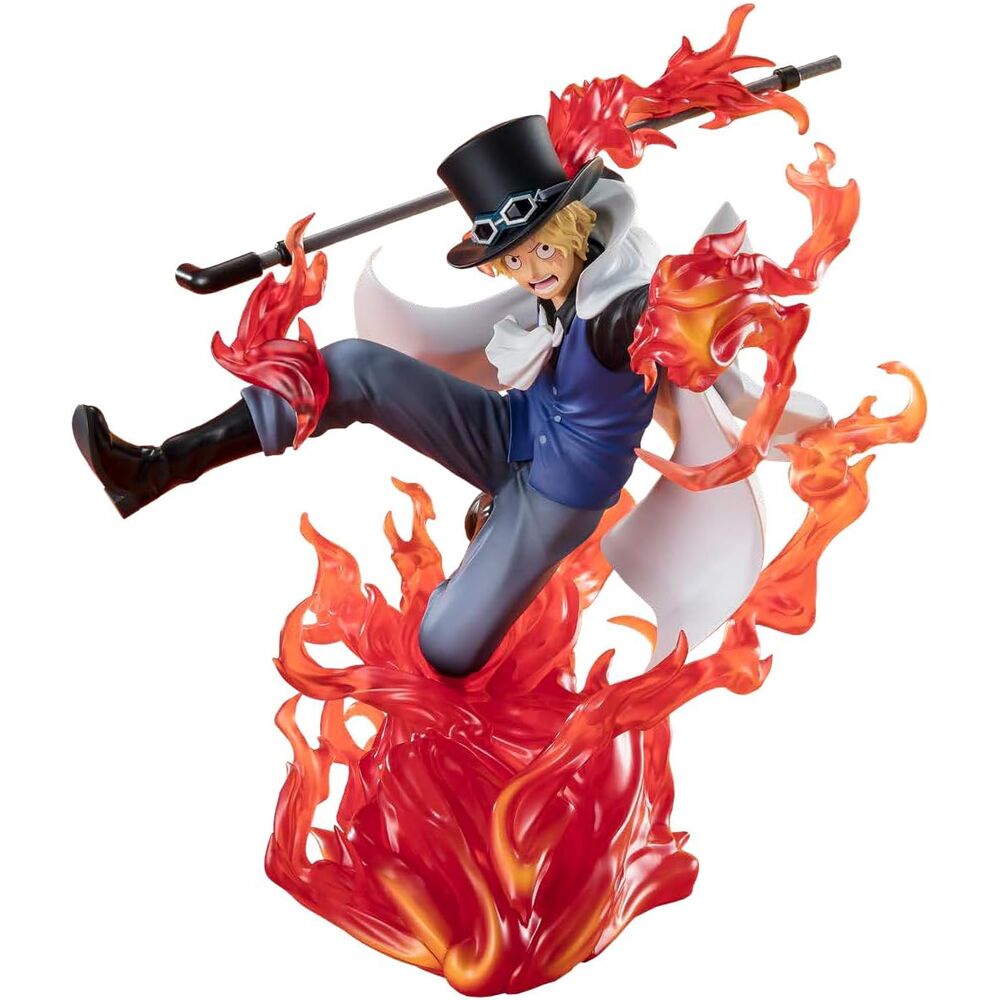 One Piece Sabo Fire Fits Rook Check Figuarts Zero Extra Battle figure 19cm